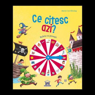 Ce citesc azi? - Ruleta cu povesti (carte cu roata), DPH, 3 ani +