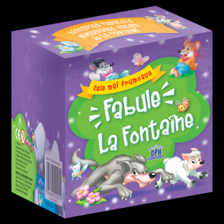 Cele mai frumoase fabule: La Fontaine - 5 carti, DPH, 2 ani +