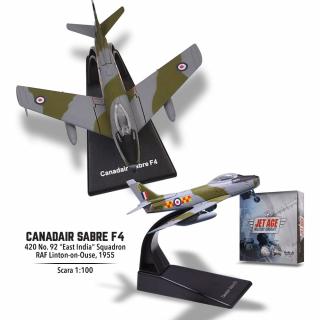 Colectia Avioane Militare Jet Age - Nr.06 - Canadair Sabre F4, Editions Atlas, 12 ani +