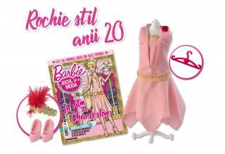 Colectia Barbie Jocul de-a Moda - Nr. 04 - Rochie stil anii  20, DeAgostini, 2-3 ani +