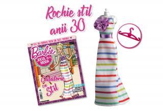 Colectia Barbie Jocul de-a Moda - Nr. 06 - Rochie stil anii  30, DeAgostini, 2-3 ani +