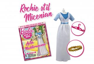 Colectia Barbie Jocul de-a Moda - Nr. 10 - Rochie stil micenian, DeAgostini, 2-3 ani +