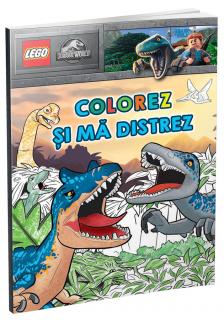 Colorez si ma distrez ,   Jurassic World (carte Lego de colorat)