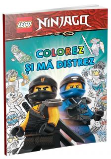 Colorez si ma distrez ,   Ninjago (carte Lego de colorat)