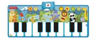 Covor muzical tip pian 149 cm - Fisher Price, Reig Musicales, 2 ani+