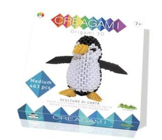 Creagami, pinguin, CreativaMente, 6-7 ani +