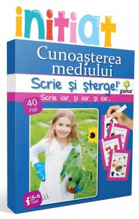 Cunoasterea mediului, Scrie si Sterge, Editura Gama, 4-5 ani +