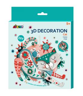 Decoratiune 3D - Pisica, + 3 ani