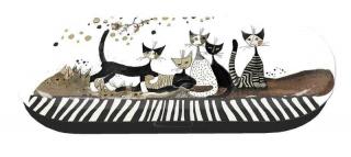 Etui pentru ochelari, Rosina Wachtmeister Cats Sepia, Fridolin, 2-3 ani +