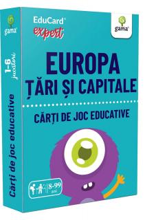 Europa. Tari si capitale, Editura Gama, 6-7 ani +