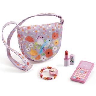 Geanta cu accesorii Djeco, Birdie, 4-5 ani +