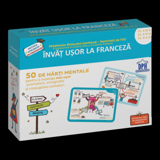 Invat usor la Franceza: 50 de harti mentale - Volumul II - Cls. a III-a, a IV-a, a V-a, DPH, 8-9 ani +