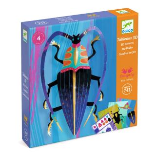 Joc creativ Insecte stralucitoare, Djeco, + 6 ani