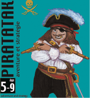 Joc de carti Djeco Piratatak, 2-3 ani +