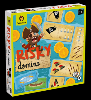 Joc de familie Risky Domino Pirati, Ludattica, 2-5 ani