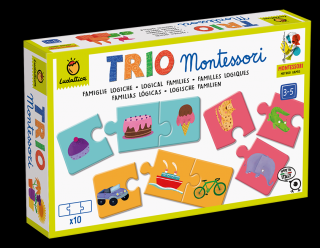 Joc de logica TRIO MONTESSORI - Asocieri, Ludattica, 3 - 5 ani