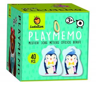 Joc de memorie si indemanare Playmemo, Meserii, Ludattica, 2-3 ani +