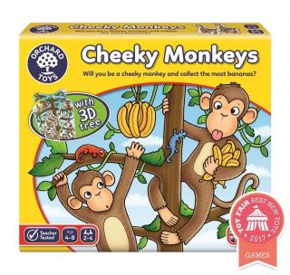 Joc educativ Cheeky Monkeys, Orchard Toys, 4-5 ani +