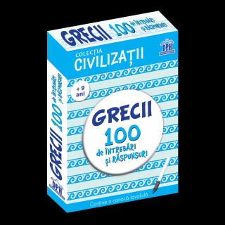 Joc educativ Civilizatii: Grecii, 100 de intrebari si raspunsuri, DPH, 10-11 ani +