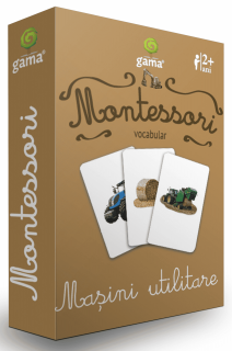 Joc Montessori Masini utilitare, Editura Gama, 2-3 ani +