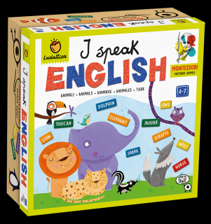 Joc Montessori Sa vorbim in engleza, Ludattica, 4-7 ani