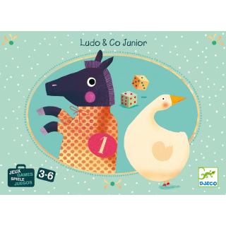 Jocuri clasice Ludo  Co Junior, Djeco, 2-3 ani +