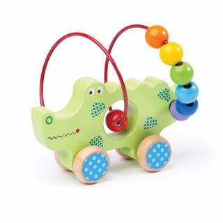 Jucarie dexteritate - Crocodil, BIGJIGS Toys, 1-2 ani +