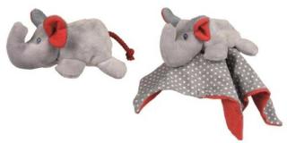 Jucarie din textil pentru bebe, elefant pop-up, Egmont toys, 0-1 ani +