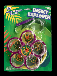 Kit explorare insecte, suport cu 6 pozitii Keycraft, + 6 ani