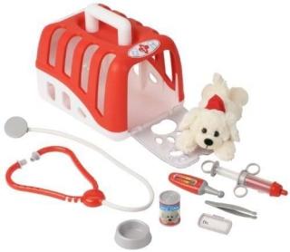 Kit veterinar cu catelus si accesorii, Klein, 2-3 ani +