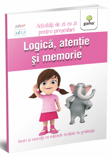 Logica, atentie si memorie 3-4 ani, Editura Gama, 2-3 ani +