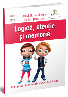Logica, atentie si memorie, Editura Gama, 5-6 ani +