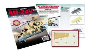 Macheta Elicopterului de asalt MI-24V Nr.110, Eaglemoss, 12 ani +