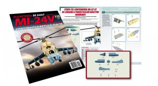 Macheta Elicopterului de asalt MI-24V Nr.115, Eaglemoss, 12 ani +