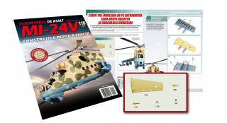 Macheta Elicopterului de asalt MI-24V Nr.118, Eaglemoss, 12 ani +