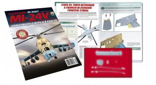 Macheta Elicopterului de asalt MI-24V Nr.35, Eaglemoss, 12 ani +