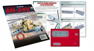 Macheta Elicopterului de asalt MI-24V Nr.40, Eaglemoss, 12 ani +