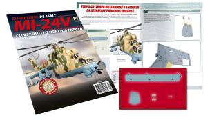 Macheta Elicopterului de asalt MI-24V Nr.44, Eaglemoss, 12 ani +