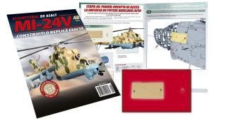 Macheta Elicopterului de asalt MI-24V Nr.48, Eaglemoss, 12 ani +