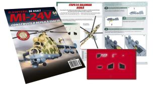 Macheta Elicopterului de asalt MI-24V Nr.54, Eaglemoss, 12 ani +