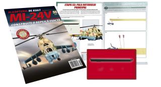 Macheta Elicopterului de asalt MI-24V Nr.55, Eaglemoss, 12 ani +