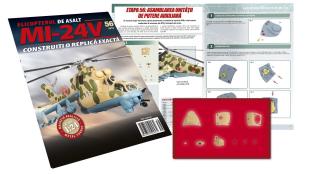 Macheta Elicopterului de asalt MI-24V Nr.56, Eaglemoss, 12 ani +