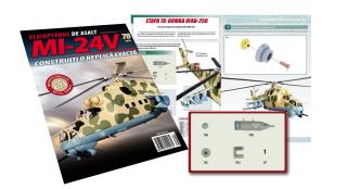 Macheta Elicopterului de asalt MI-24V Nr.78, Eaglemoss, 12 ani +