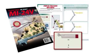 Macheta Elicopterului de asalt MI-24V Nr.82, Eaglemoss, 12 ani +