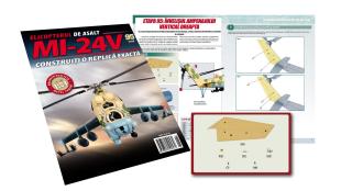 Macheta Elicopterului de asalt MI-24V Nr.95, Eaglemoss, 12 ani +