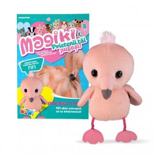 MAGIKI - Prietenii tai pufosi! - Nr.8 Simpatica Flamingo Fifi, DeAgostini, 2-3 ani +