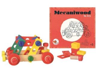 Mecaniwood set 96 piese, Egmont toys, 2-3 ani +