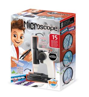 Microscop - 15 experimente NEW, BUKI France, 6-7 ani +