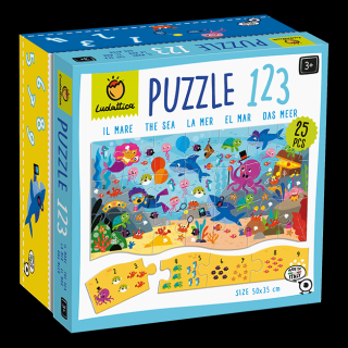 Puzzle 123 - Marea, Ludattica, 3 ani+, 25 piese