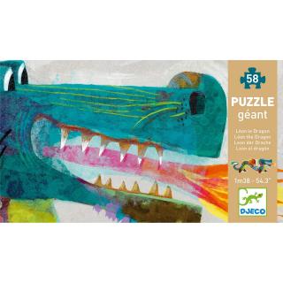 Puzzle gigant Djeco Dragon, 2-3 ani +